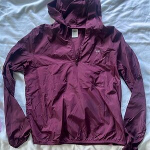 PINK Windbreaker Half-zip Jacket